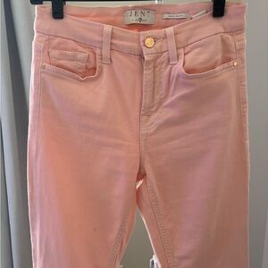 Jen7 by Seven Jeans Women's Pink Jeans Ankle Skinny Cropped Fit Size 2